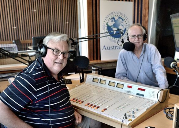 Travel Writers Radio co-hosts Pete Watson (left) and Graeme Kemlo (right) Travel Writers Radio co-hosts Pete Watson (left) and Graeme Kemlo (right)