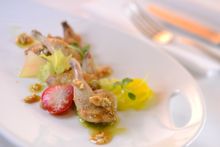 THE STEAK HOUSE winebar + grill ODDERO Wine Dinner - Jumbo Qual with Honey