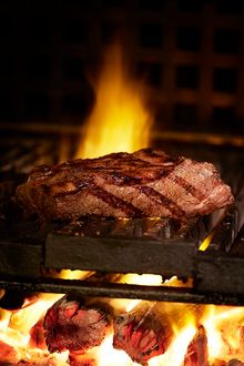 THE STEAK HOUSE winebar + grill - USDA Prime Beef on the Charcoal Grill