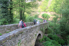 Family on the Camino de Santiago 