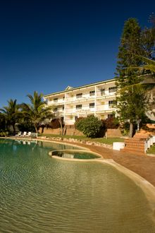 Eurong Beach Resort offers absolute beach frontage on K'gari