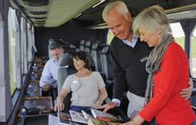 Passengers and driver