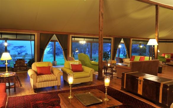 Lounge Interior - Lake Elementeita -Camp Serena