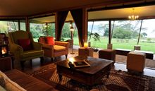 Lounge tents at Lake Elmenteita -Serena Camp