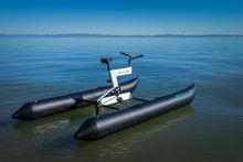Schiller bike: A hybrid bike and catamaran