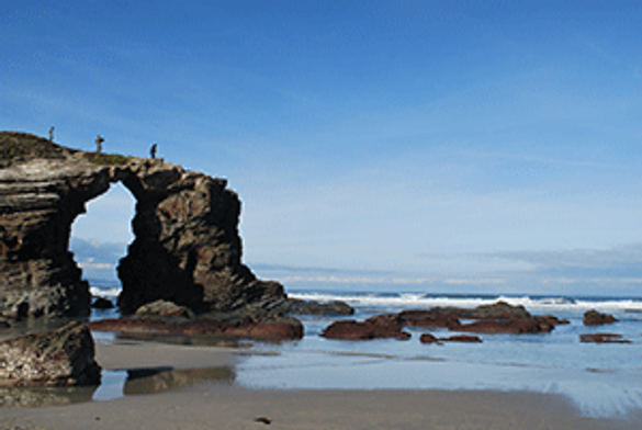 Cathedrals beach, Ribadeo, Galicia; on the Camino del Norte Cathedrals beach, Ribadeo, Galicia; on the Camino del Norte