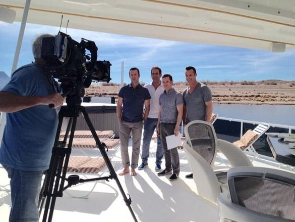 Human Nature, one of Australia's top musical groups, explores Lake Mead, Nev., for an episode of 