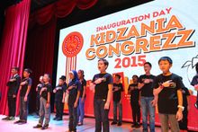Outgoing Members of CongreZZ Kids (2014) Leading the KidZania Anthem