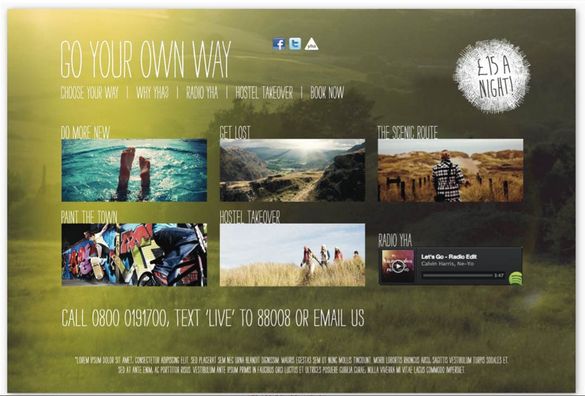 YHA Live More website YHA Live More website