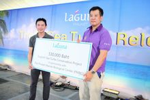 530,000 Baht was raised and presented to Phuket Marine Biological Center (PMBC) to support sea turtle conservation projects.