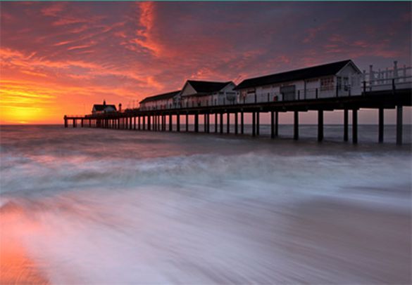 Sunset at Southwold Pier