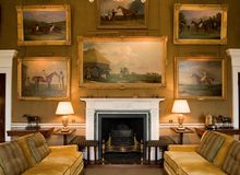Artwork in the Morning Room at the Jockey Club Rooms, Newmarket