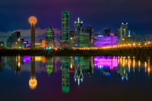 Dallas Night Skyline