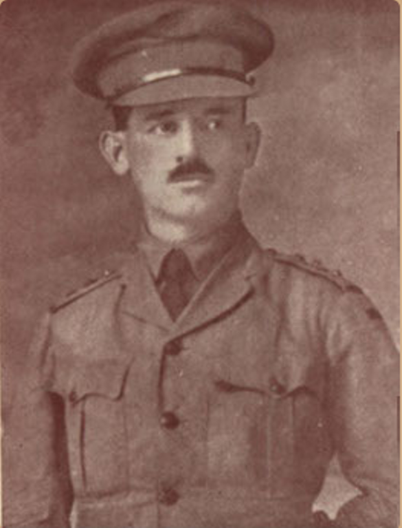 Lt Duncan Chapman, the first man ashore at Galliploi.