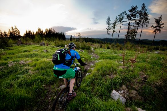 Views on Trailcenter Rabenberg's Kyrill trail 