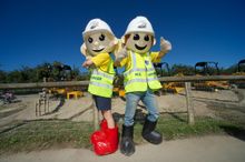 Diggerland Mascots - Duggy & Dotty