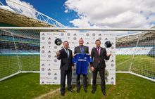 Minister Ayres, Adrian New - Chelsea FC Managing Director Asia Pacific and Brett Emerton - Former Sydney FC and English Premier 
