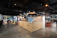 Atura Dandenong's lobby includes an urban and industrial styled reception hub manned 24 hours a day