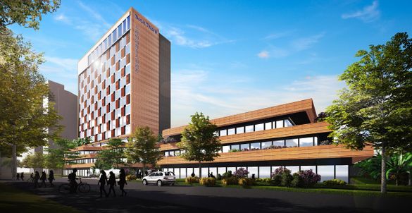 Perspective image of Dusit Thani Hotel, Shanghai Zhabei
