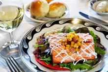 Salmon Tostada