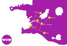 Purple Pentagon Map