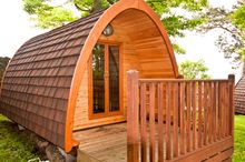 Camping pods at YHA Grinton Lodge