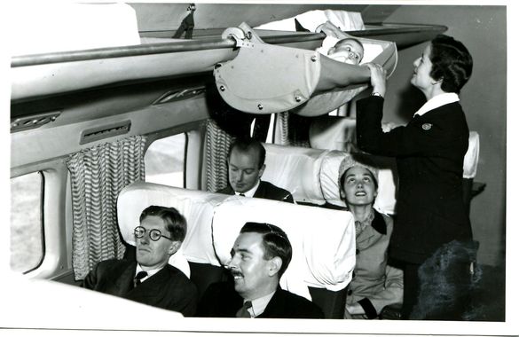 An example of a Skycot used on B.O.A.C. (A predecessor to British AIrways) flights in the 1950s