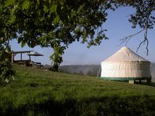 Peaceful and romantic yurt site