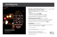 grandkemang - Ramadan & Ied festive package 2015