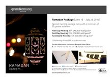 grandkemang - Ramadan Meeting package offer 2015