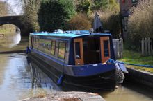 Canal boat glamping break