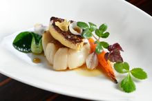 NOBU InterContinental Hong Kong - Scallop & Foie Gras with Yuzu Soy Mirin (Father's Day Dinner)