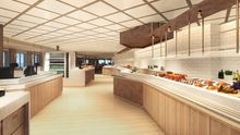Deck 7 buffet.