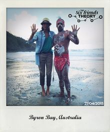 Mercure 6 Friends Theory winner Ludovica Loda from Italy in Byron Bay on the last leg of her international journey