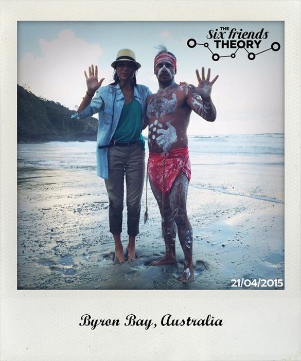 Mercure 6 Friends Theory winner Ludovica Loda from Italy in Byron Bay on the last leg of her international journey