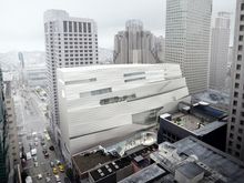 SFMOMA Expansion Aerial Southeast Façade; image MIR and Snøhetta