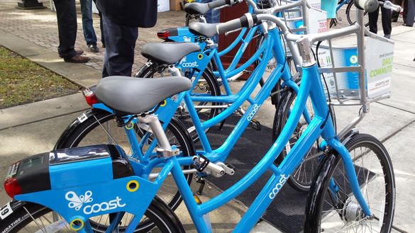 Coast Bike Share rents sturdy bikes for two-wheeled adventures around downtown.