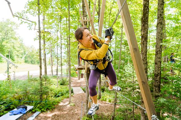 Aerial Adventures at Bromley Mountain, Vermont