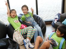 kids hanging out in Quest Club waiting for their fun day to start.