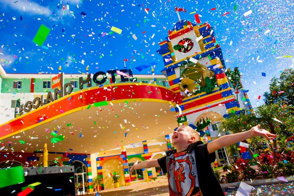 WINTER HAVEN, FL - May 15, 2015 -- LEGOLAND Hotel at LEGOLAND Florida Resort celebrates the grand opening of the new 152-room ho