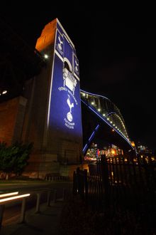 Sydney welcomes Tottenham Hotspur FC on the Sydney Harbour Bridge 
