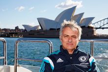 Chelsea FC Manager Jose Mourinho on Sydney Harbour