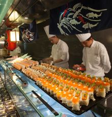 A myriad of authentic dishes from Japan will include jet-fresh sashimi and sushi