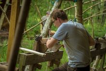 Pole lathing with Greenwood Days