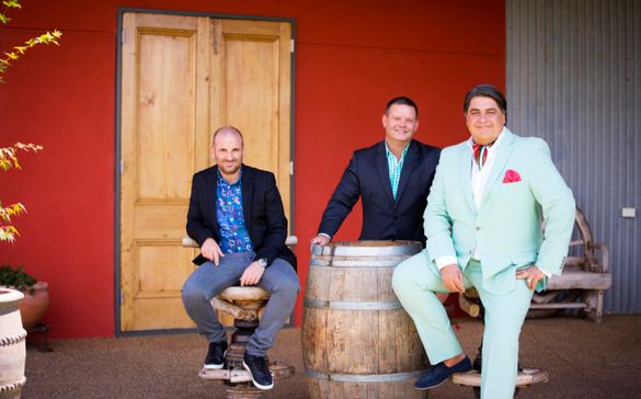 George Calombaris, Gary Mehigan, Matt Preston in the High Country 