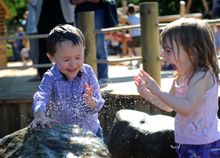Waterplay at a WWT Wetland Centre