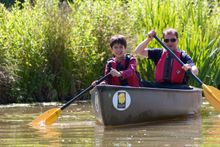 Canoe Safari adventure at a WWT Wetland Centre