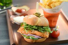 Lobby Lounge Gourmet Burgers - Salmon Burger