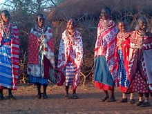 Masai who benefit directly from Selenkay Conservancy, Kenya