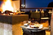 Fireside dining at Mt Lofty Ranges Vineyard